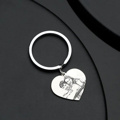 Custom Metal Photo Keychain