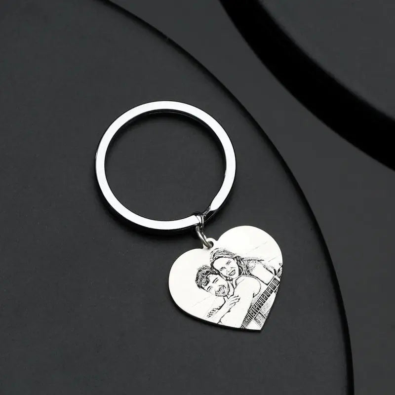 Custom Metal Photo Keychain