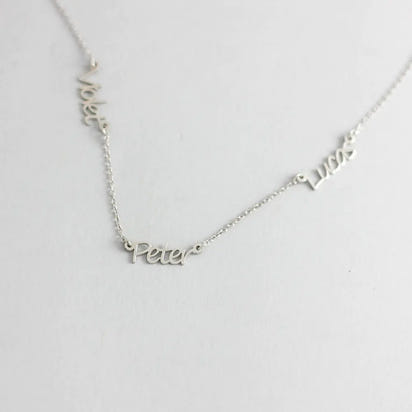 Customizable Name Necklace with Multiple Names
