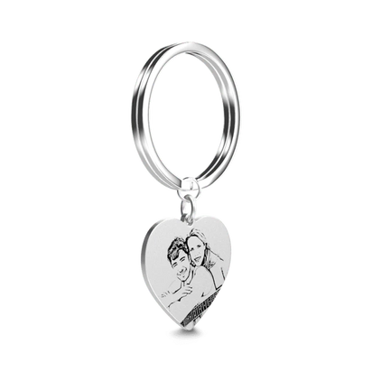 Custom Metal Photo Keychain