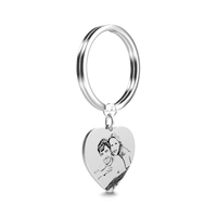 Custom Metal Photo Keychain