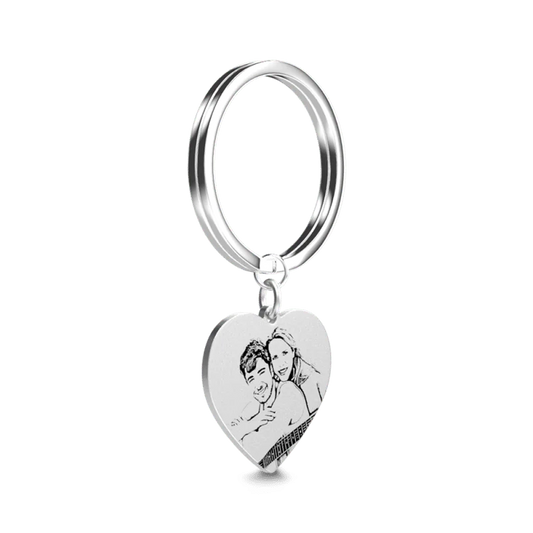 Custom Metal Photo Keychain